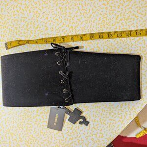 Forever 21 Velvet Corset Belt NWT M/L